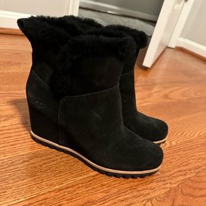 Black UGG boots